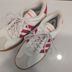 Adidas White and Red Sneakers